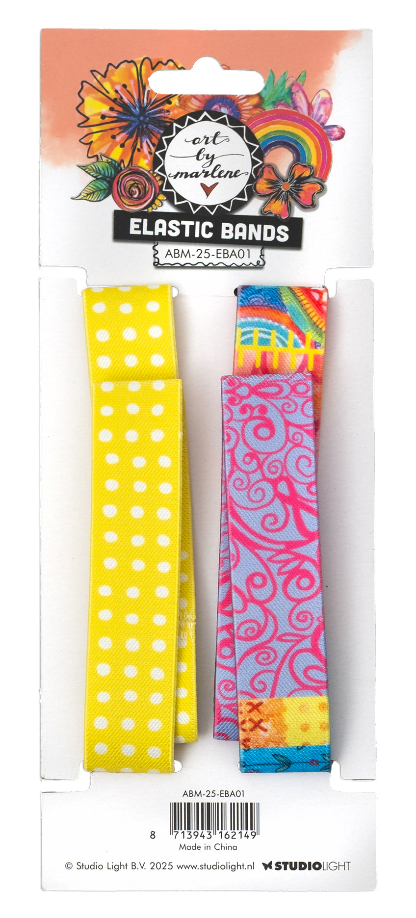 ABM Elastic Journal Bands For The Perfect Size Journal Art By Marlene 2 Pieces