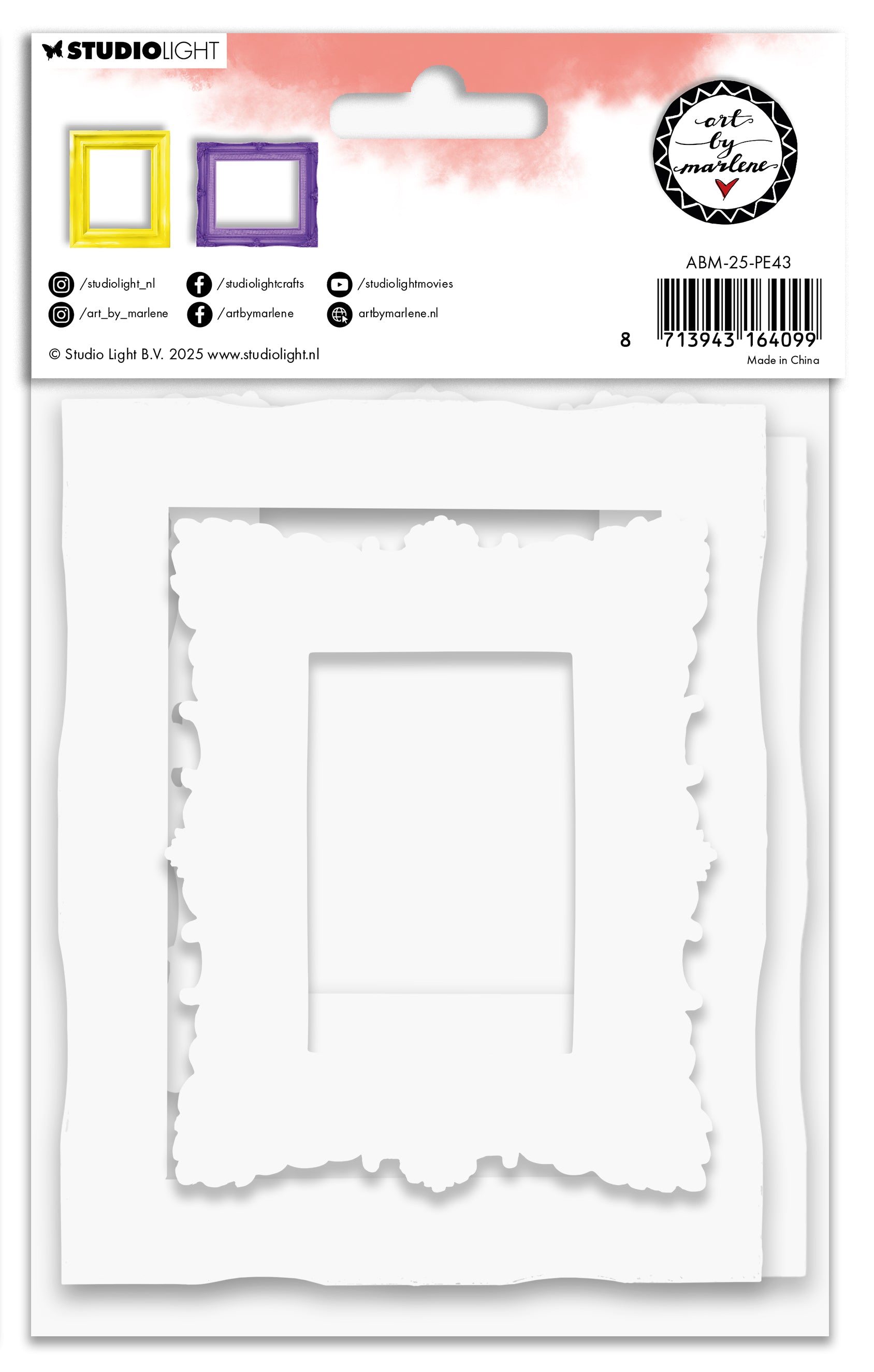 ABM Paper Elements Photo Frames Art By Marlene 160x120x5mm 32 Elements