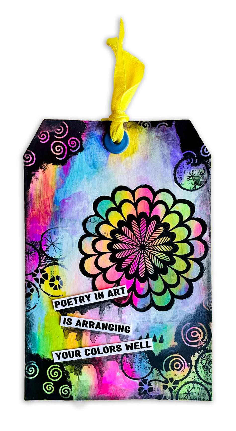 ABM Rub-Ons Lovely Prints, Black Art By Marlene 6 Sheets