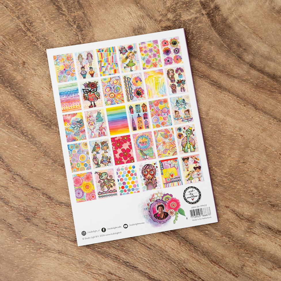 ABM Collage Paper Pad Color-Happy Art by Marlene 60 Sheets