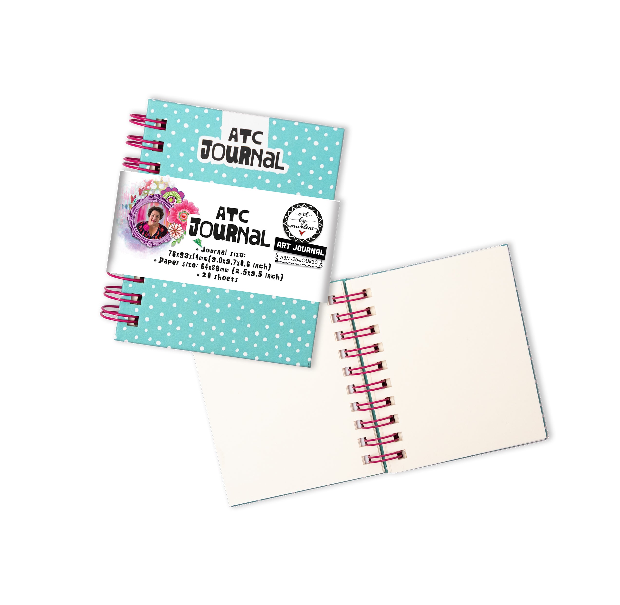 ABM Art Journal ATC-Size Art by Marlene 1 Piece