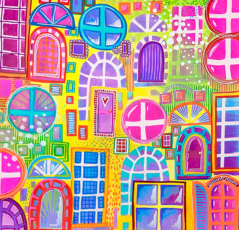 ABM Mask Window Mix Art by Marlene 1 Piece