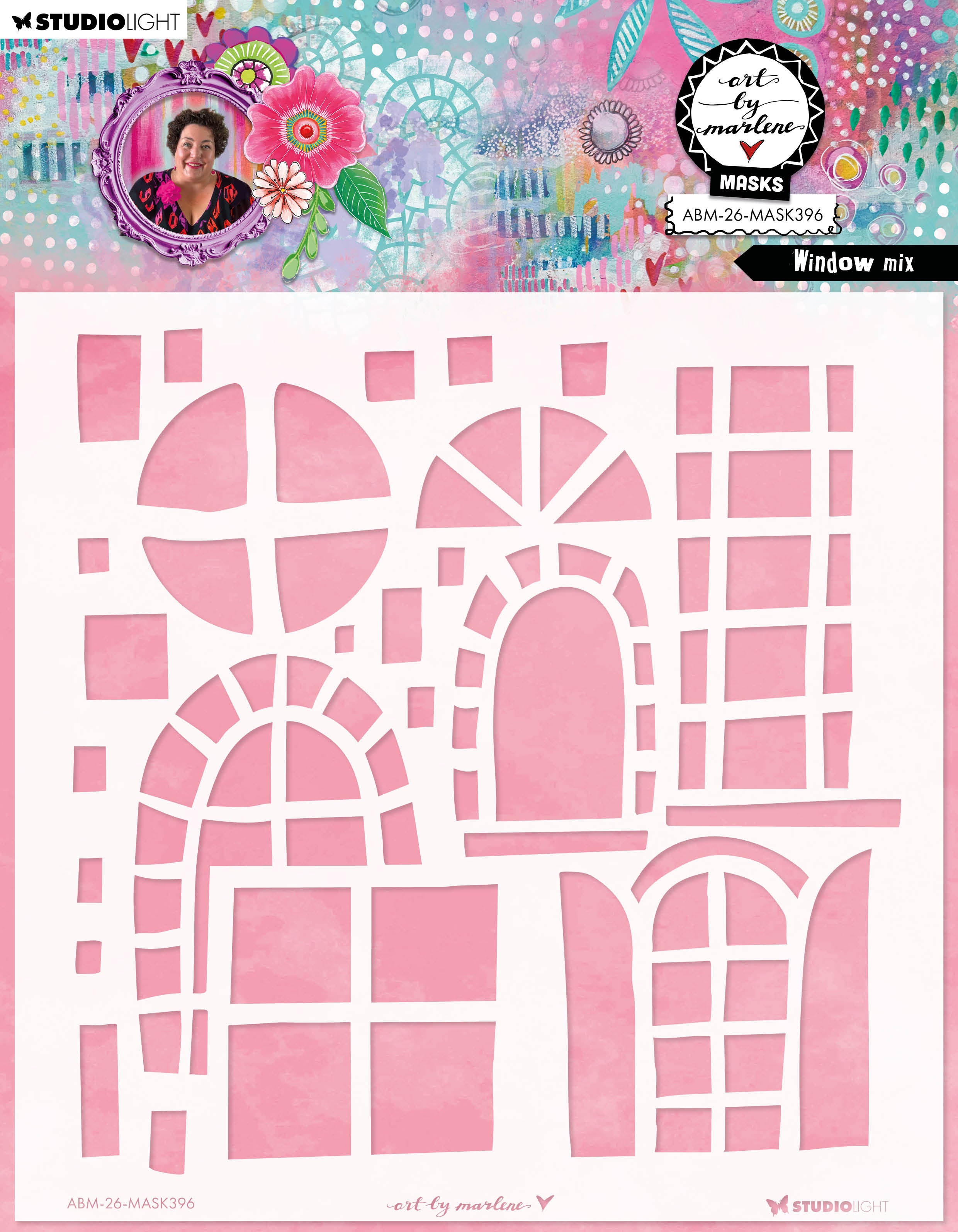 ABM Mask Window Mix Art by Marlene 1 Piece