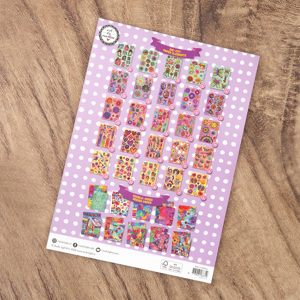 ABM Mixed Paper Pad Golden Oldie Art by Marlene 70 Sheets