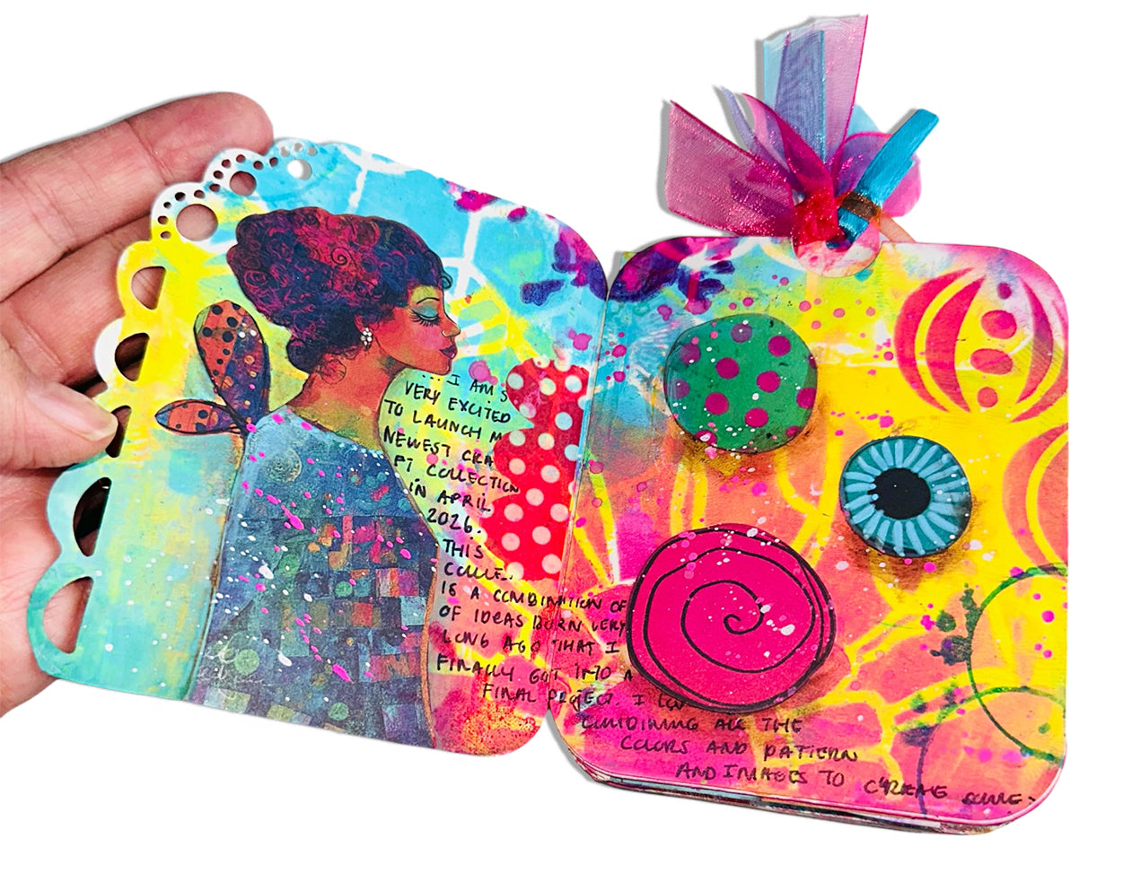 ABM Art Journal ATC Size Matchbox Album Art by Marlene 1 Piece