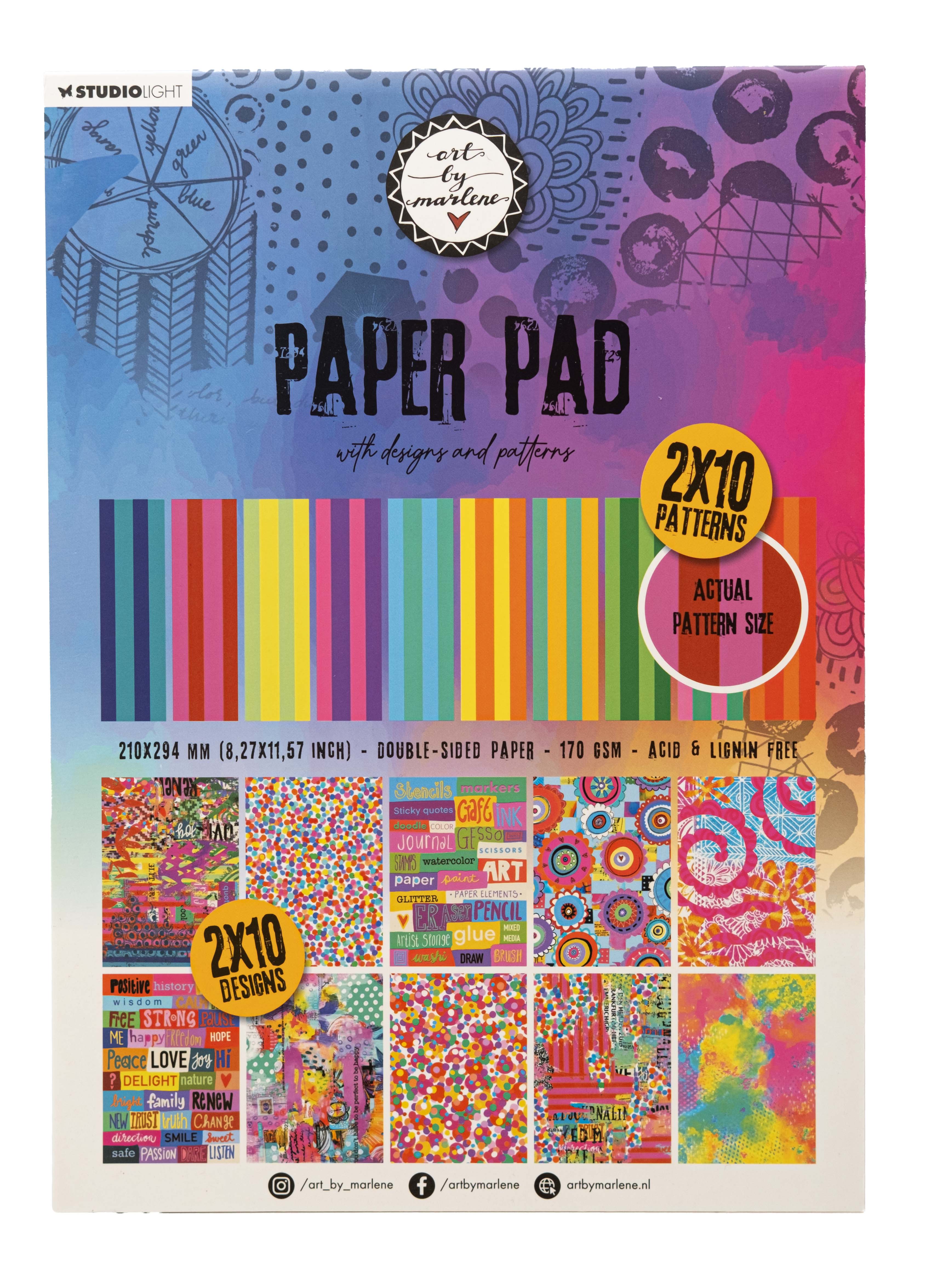 ABM Design Paper Pad Designs And Patterns Essentials Collection 20 SH