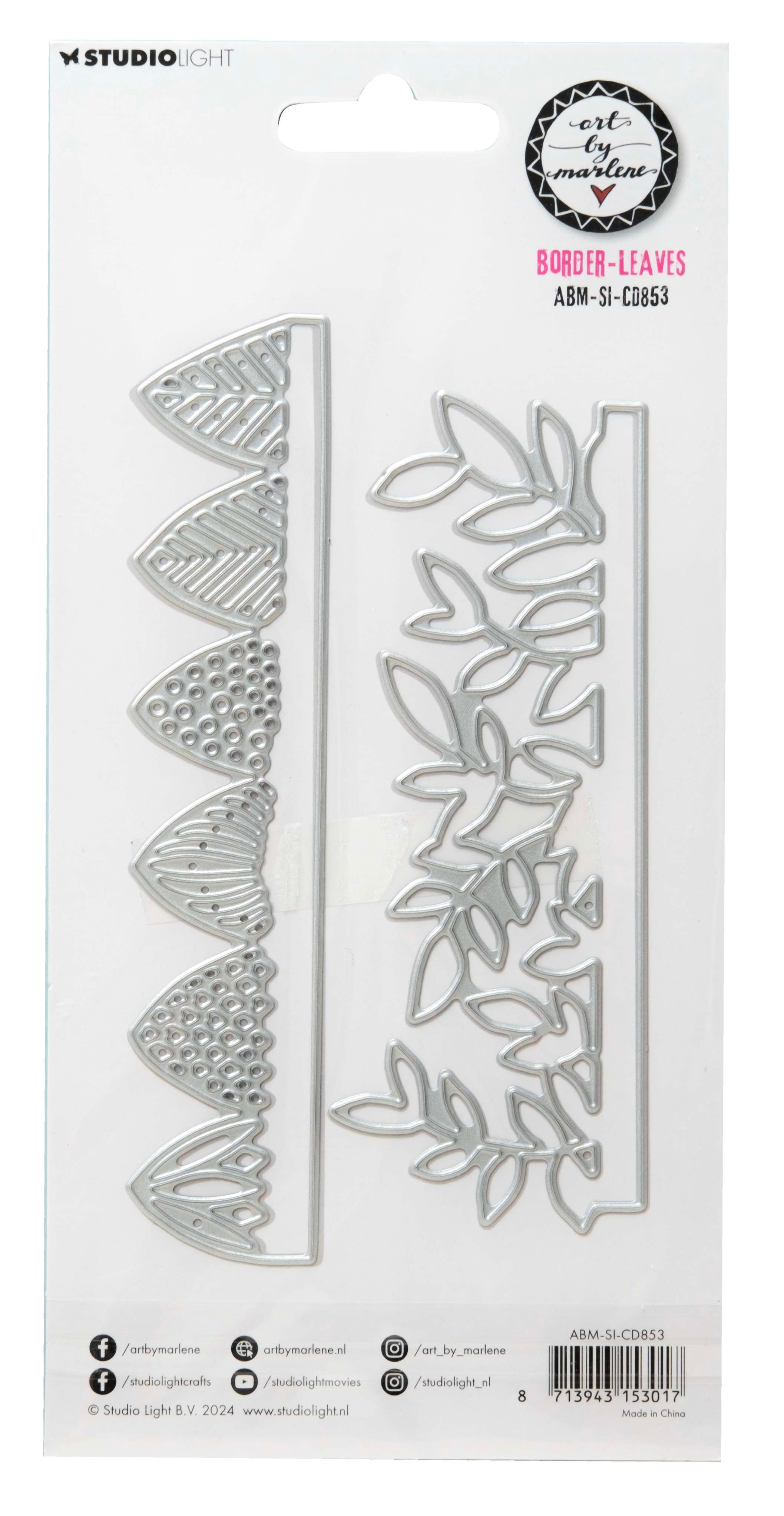 ABM Cutting Dies Border-Leaves Signature Collection 2 PC