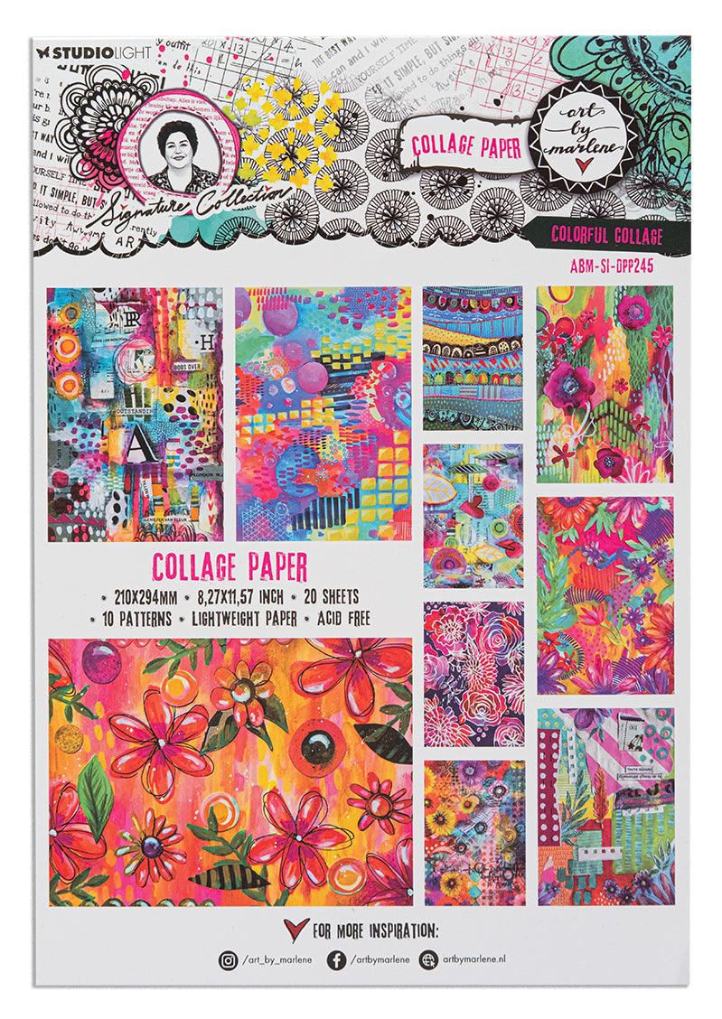 ABM Collage Paper Colorful Collage Signature Collection 20 SH