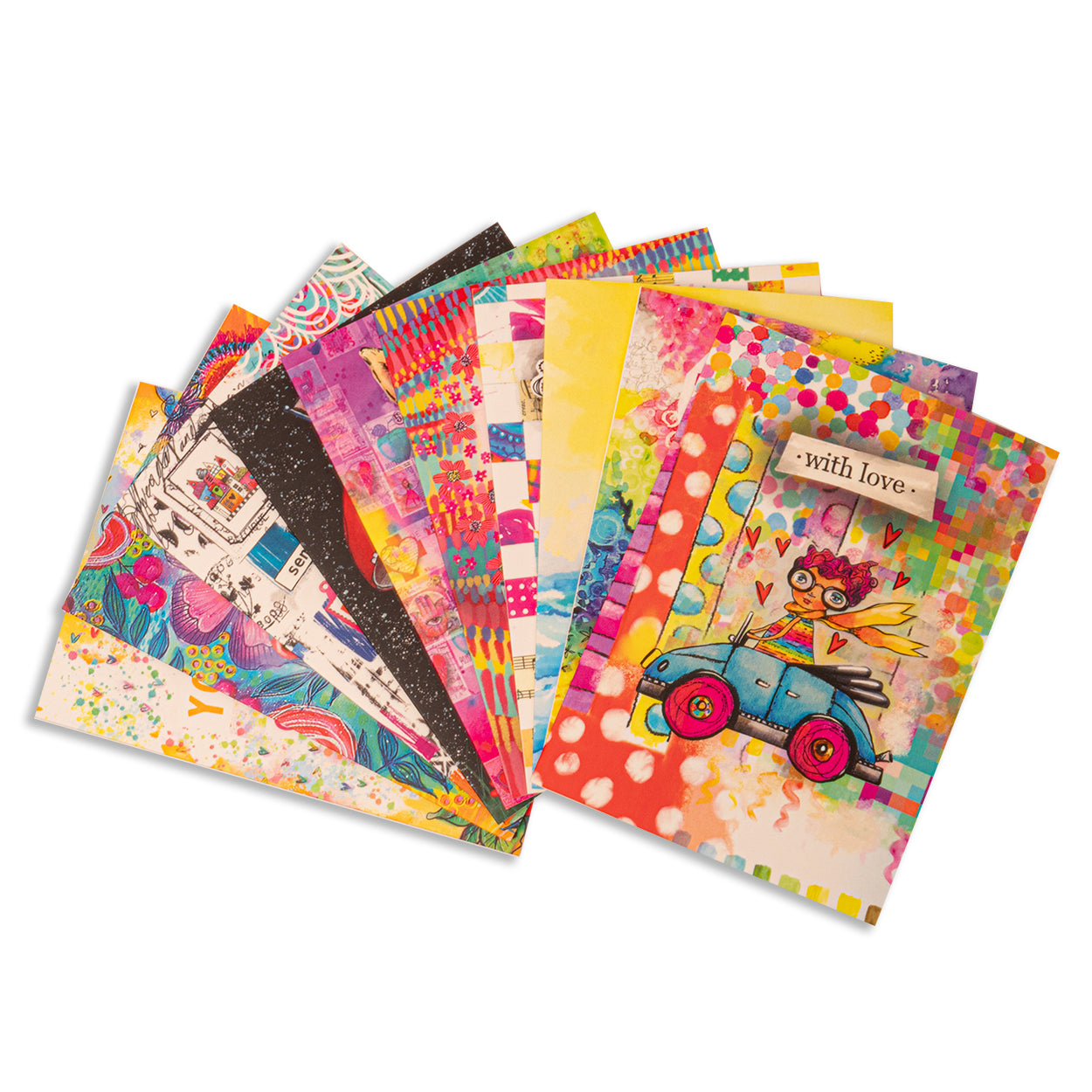 ABM Greeting Cards 10 Unique Designs Signature Collection 20 PC