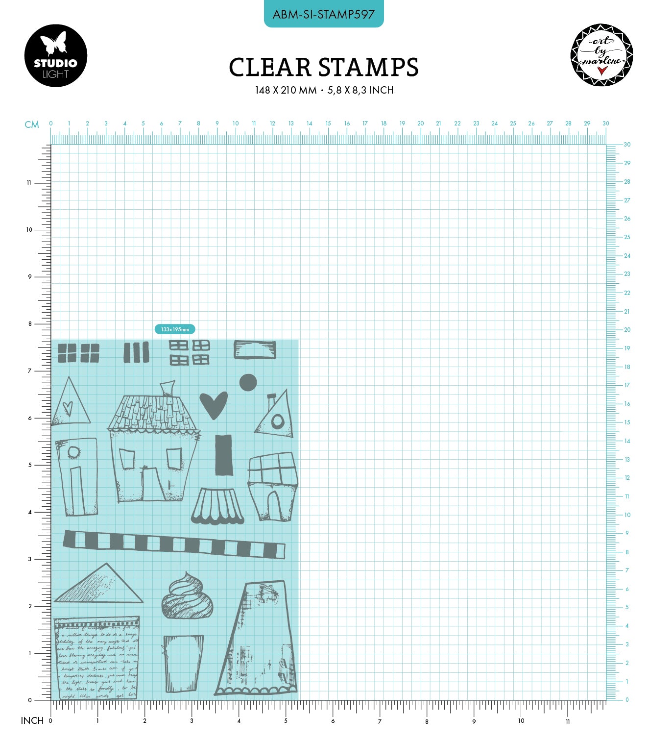 ABM Clear Stamp Home Alone Signature Collection 148x210x3mm 18 PC nr.597