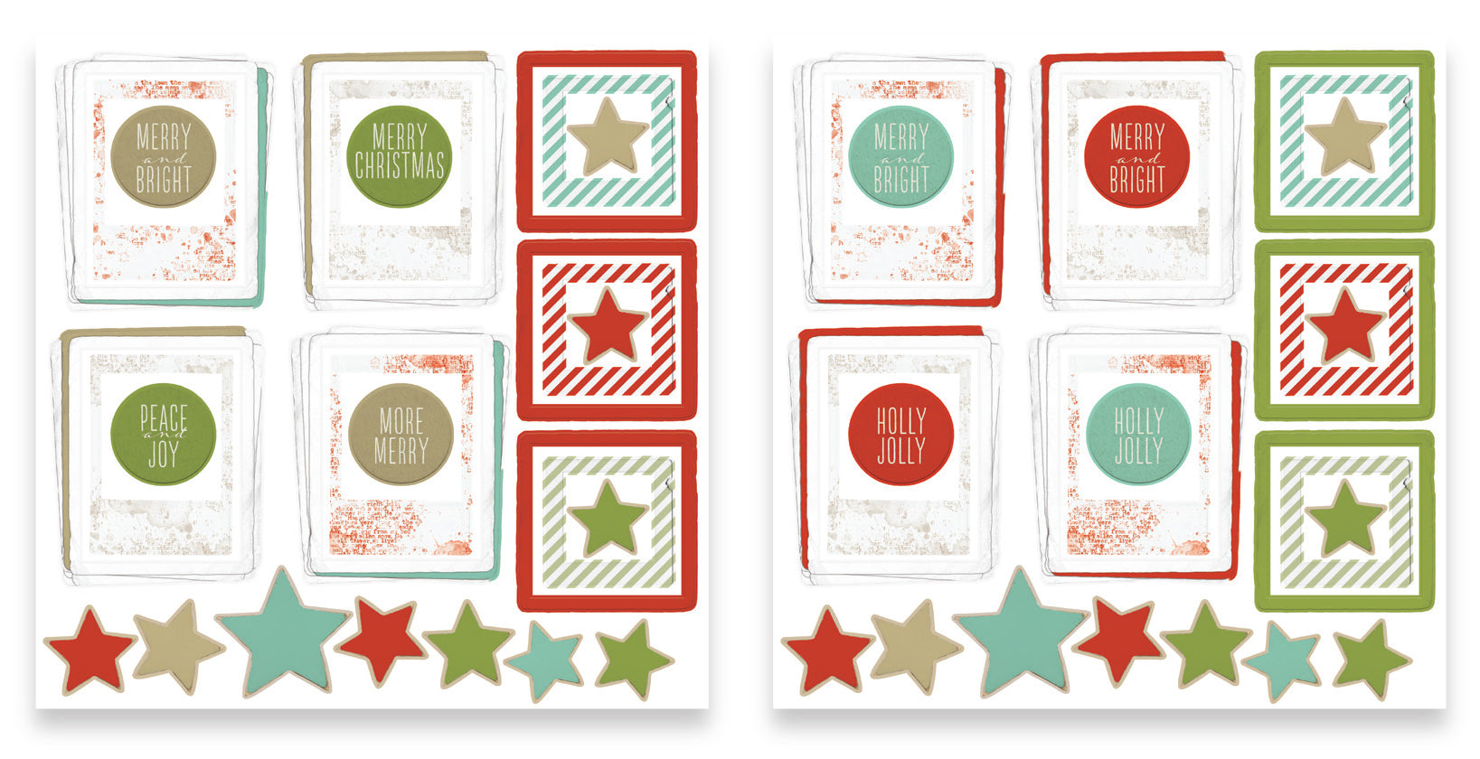 Arden Creative Studio Christmas Cheer Frame Ephemera Pack