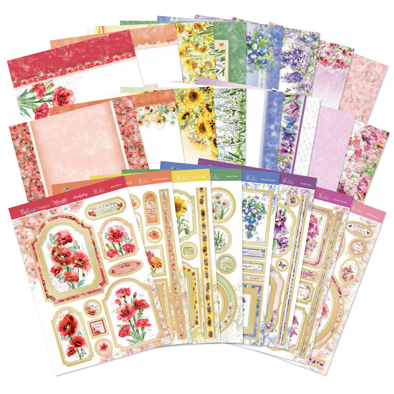 A Rainbow Of Flowers Luxury Topper Collection