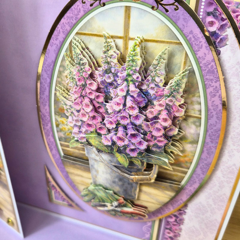 Floral Arrangements Deco-Large Set - Fabulous Foxgloves
