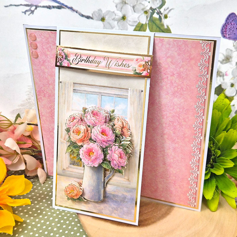 Floral Arrangements Deco-Large Set - Peony Promise