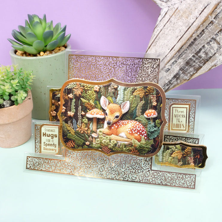 Foiled Pattern Acetate Stepper Cards