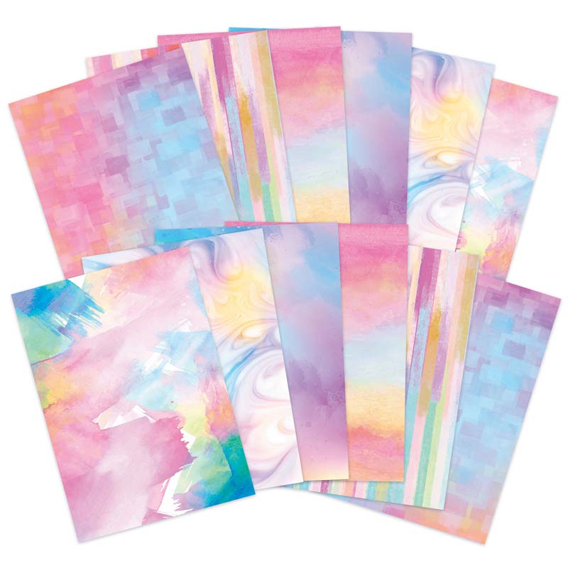 Adorable Scorable Designer Card Packs - Rainbow Watercolour