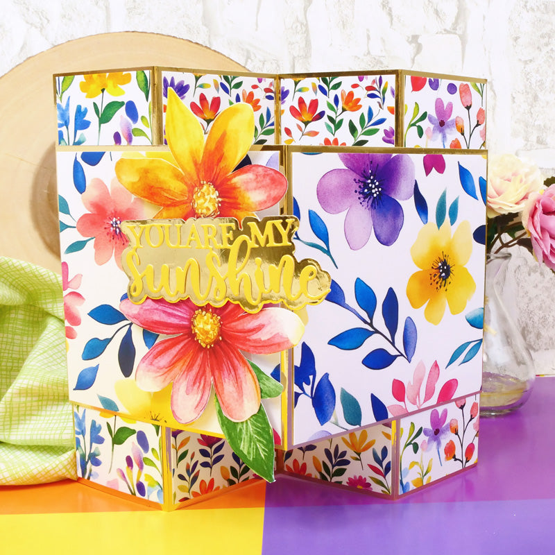 Adorable Scorable Designer Card Packs - Rainbow Florals