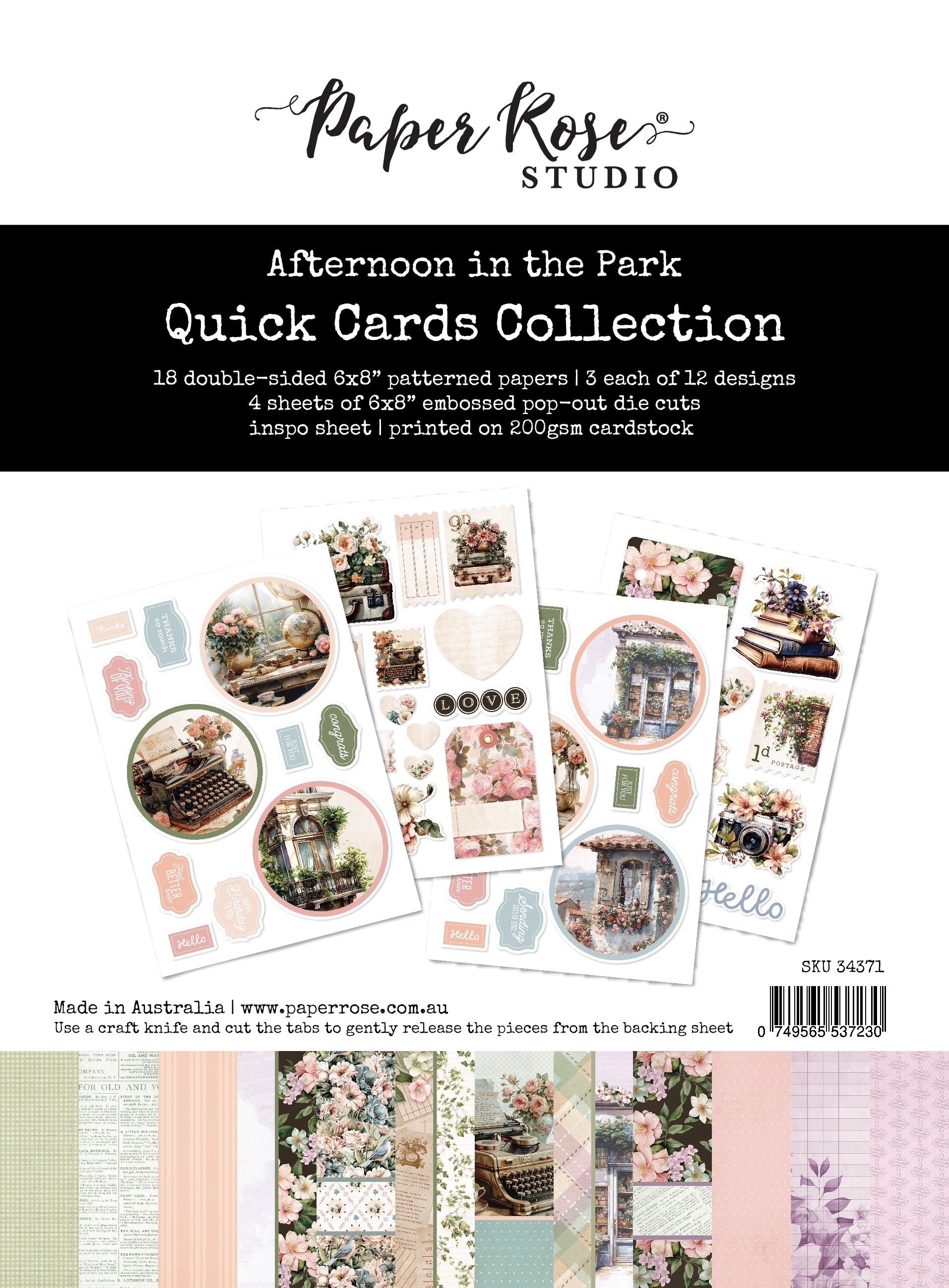 Afternoon in the Park Quick Card Collection 34371