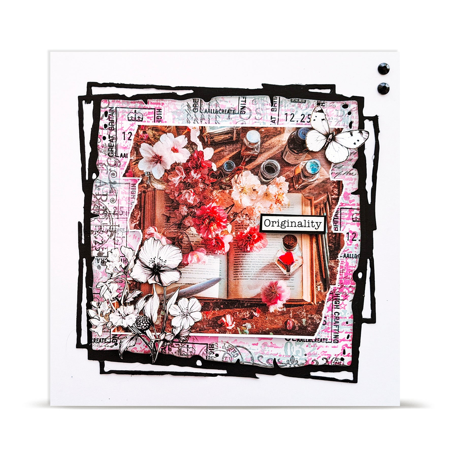 AALL and Create - Layer-It-Up Washi Tape 25mm x 10m - Feathered Words