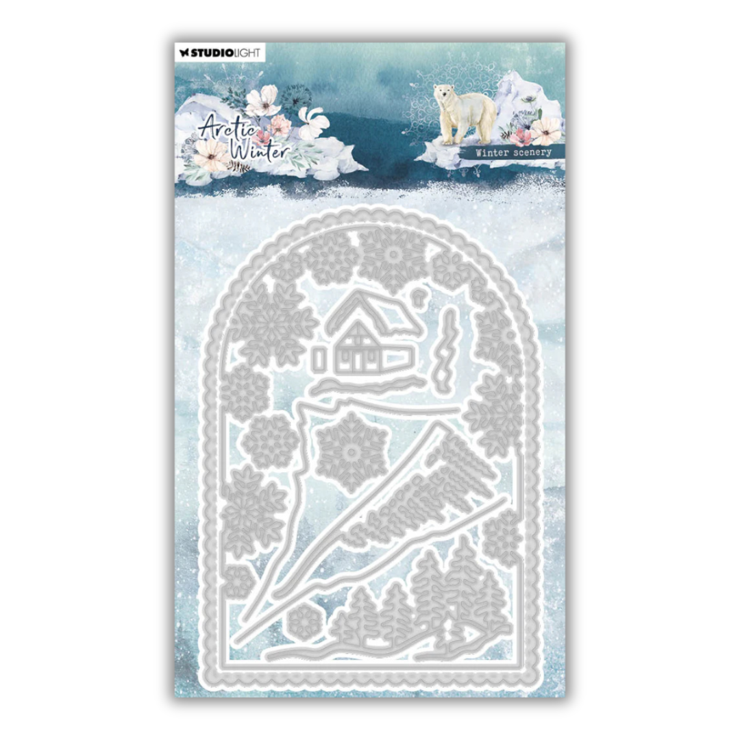 Arctic Winter Stencil & Die