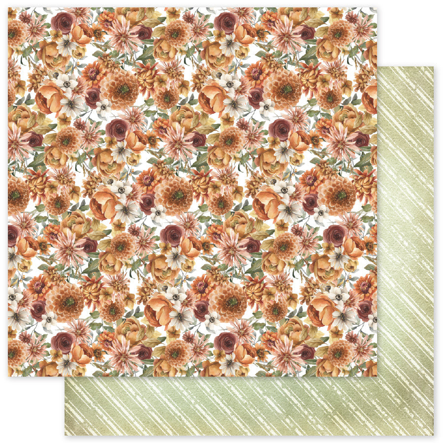 Autumn Florals Basics 12x12 Paper Collection 35451