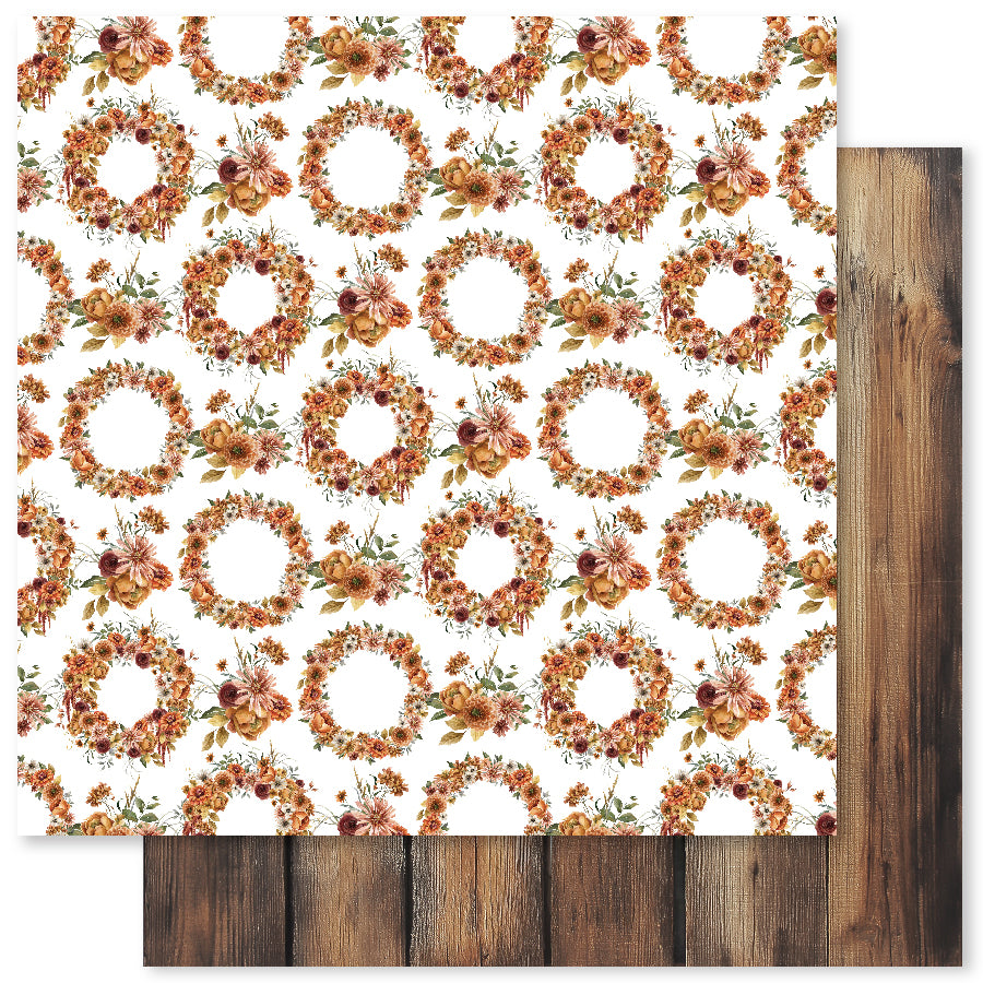 Autumn Florals C 12x12 Paper (12pc Bulk Pack) 32970