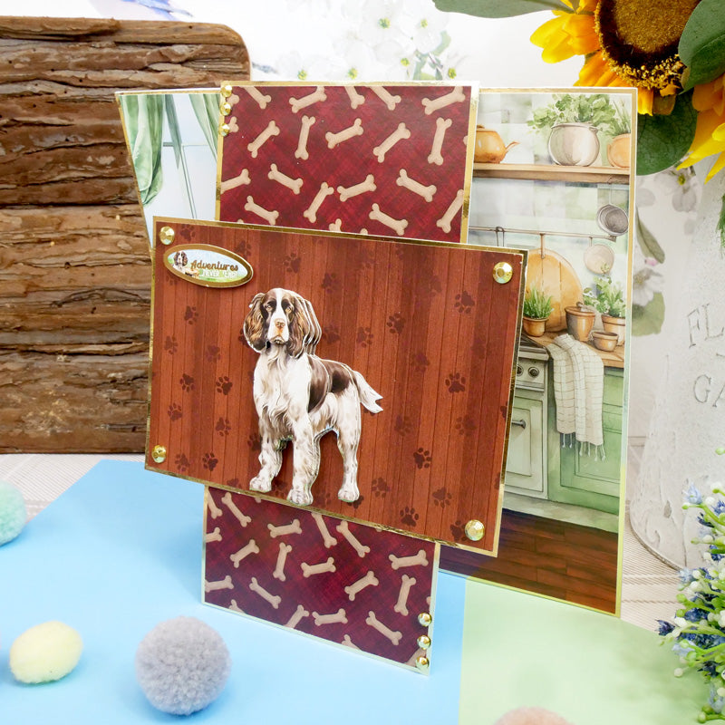 Dog Tales Decoupage Topper Collection