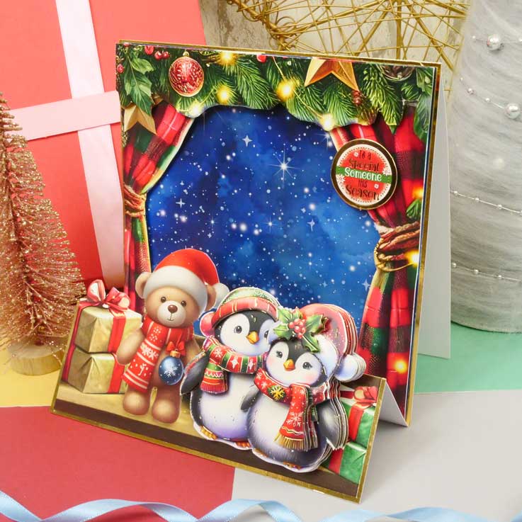 Brilliant Backgrounds - Christmas Time Is Here 8" x 8" Paper Pad