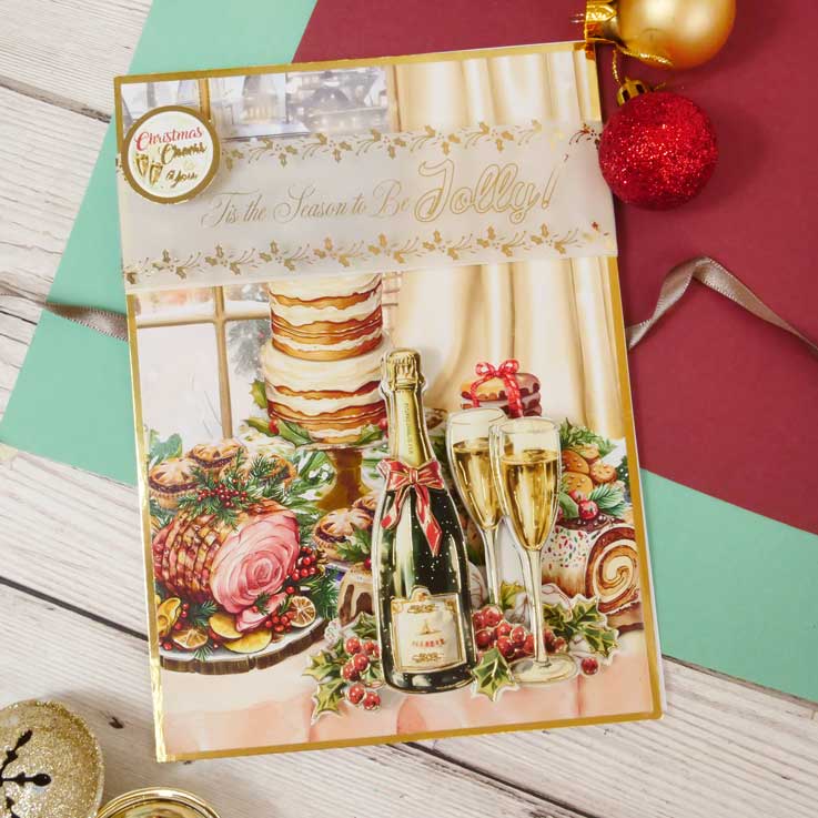 Brilliant Backgrounds - Christmas Time Is Here 8" x 8" Paper Pad