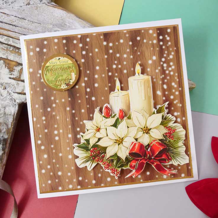 Brilliant Backgrounds - Christmas Time Is Here 8" x 8" Paper Pad