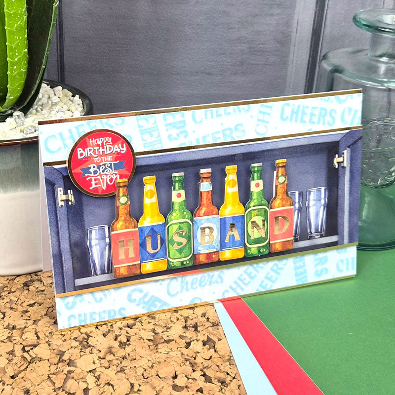 Brilliant Backgrounds - Cheers 8" x 8" Paper Pad