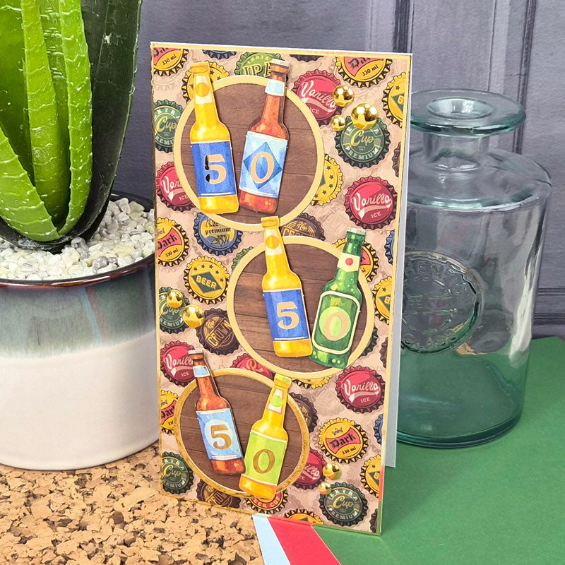 Brilliant Backgrounds - Cheers 8" x 8" Paper Pad