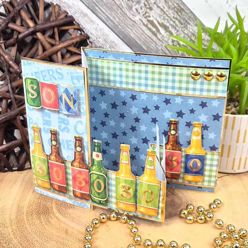 Brilliant Backgrounds - Cheers 8" x 8" Paper Pad
