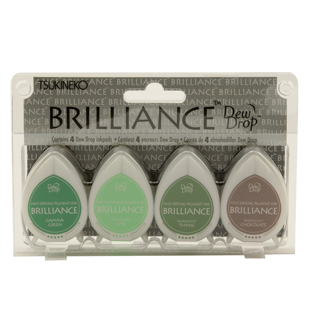 Tsukineko • Brilliance Dew Drop Ink Pad Assortment Treehouse 4pcs