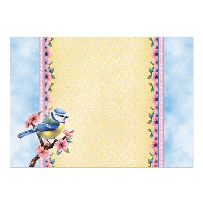 Beautiful Birds Deco-Large Set - Brilliant Blue Tit