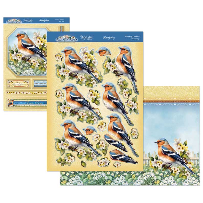 Beautiful Birds Deco-Large Set - Charming Chaffinch