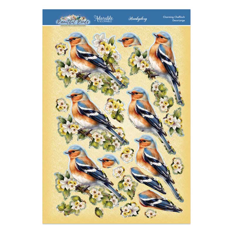 Beautiful Birds Deco-Large Set - Charming Chaffinch