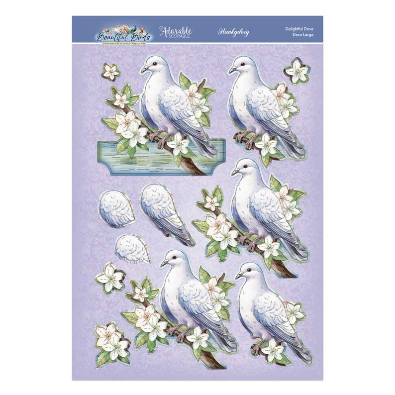 Beautiful Birds Deco-Large Set - Delightful Dove