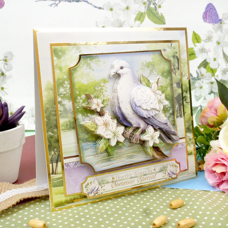 Beautiful Birds Deco-Large Set - Delightful Dove