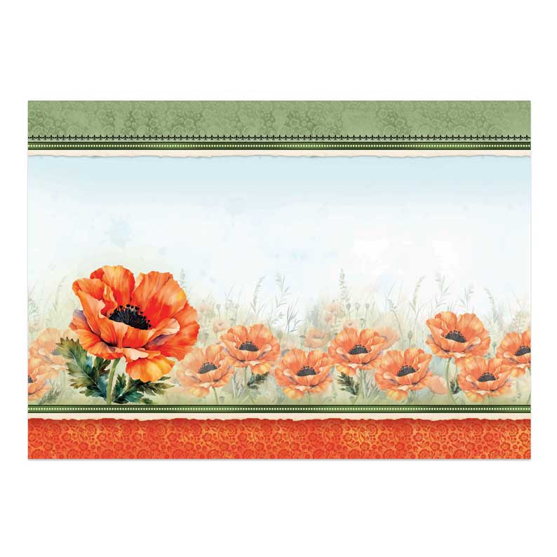 In Full Bloom Deco-Large Set - A Perfect Poppy