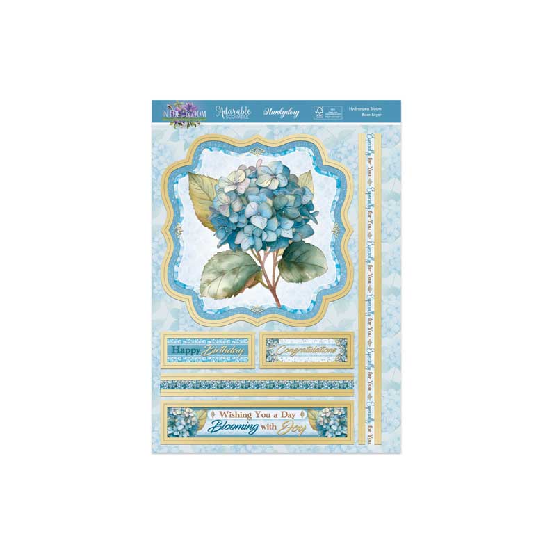 In Full Bloom Deco-Large Set - Hydrangea Bloom