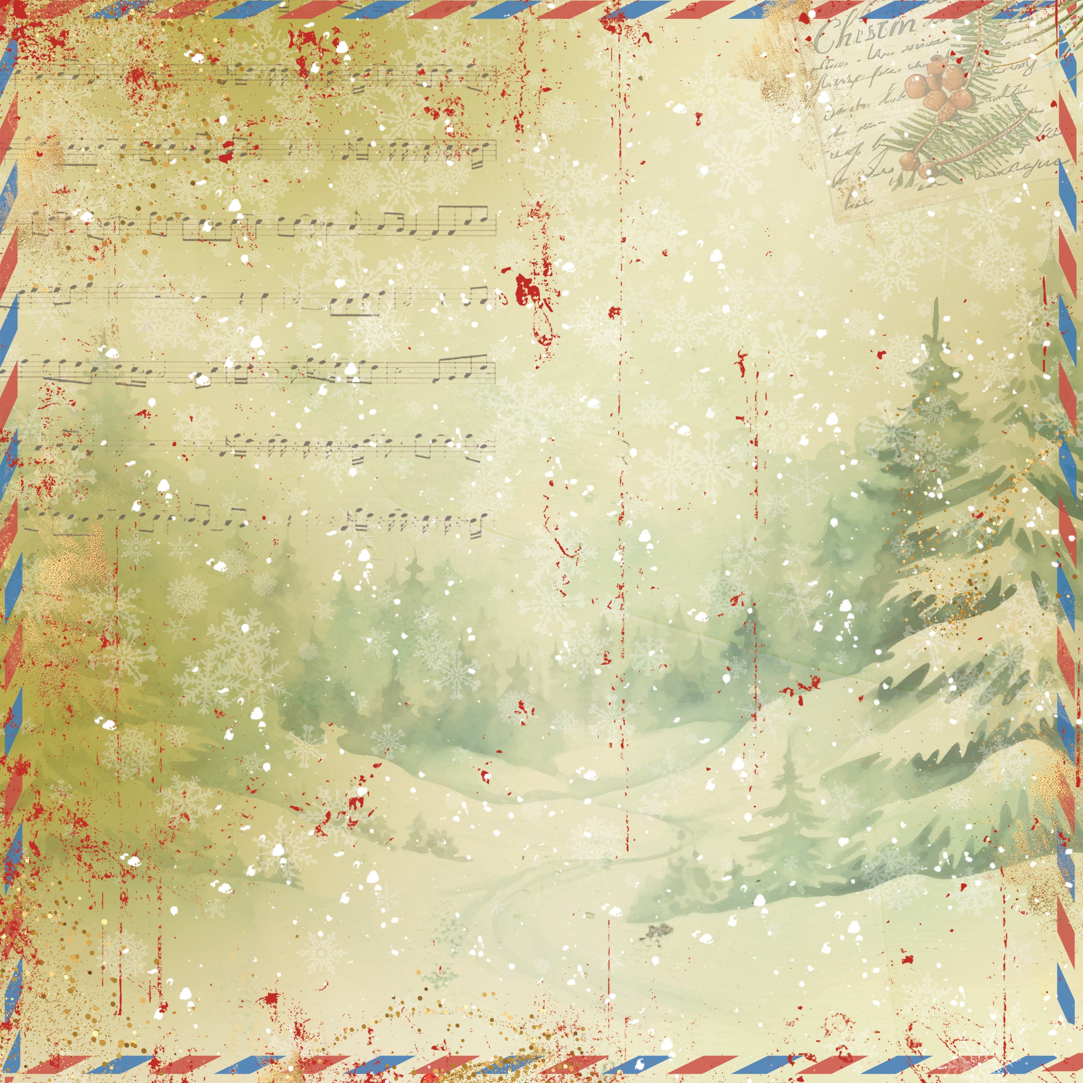 Christmas by Candlelight 6” x 6” Paper Pad