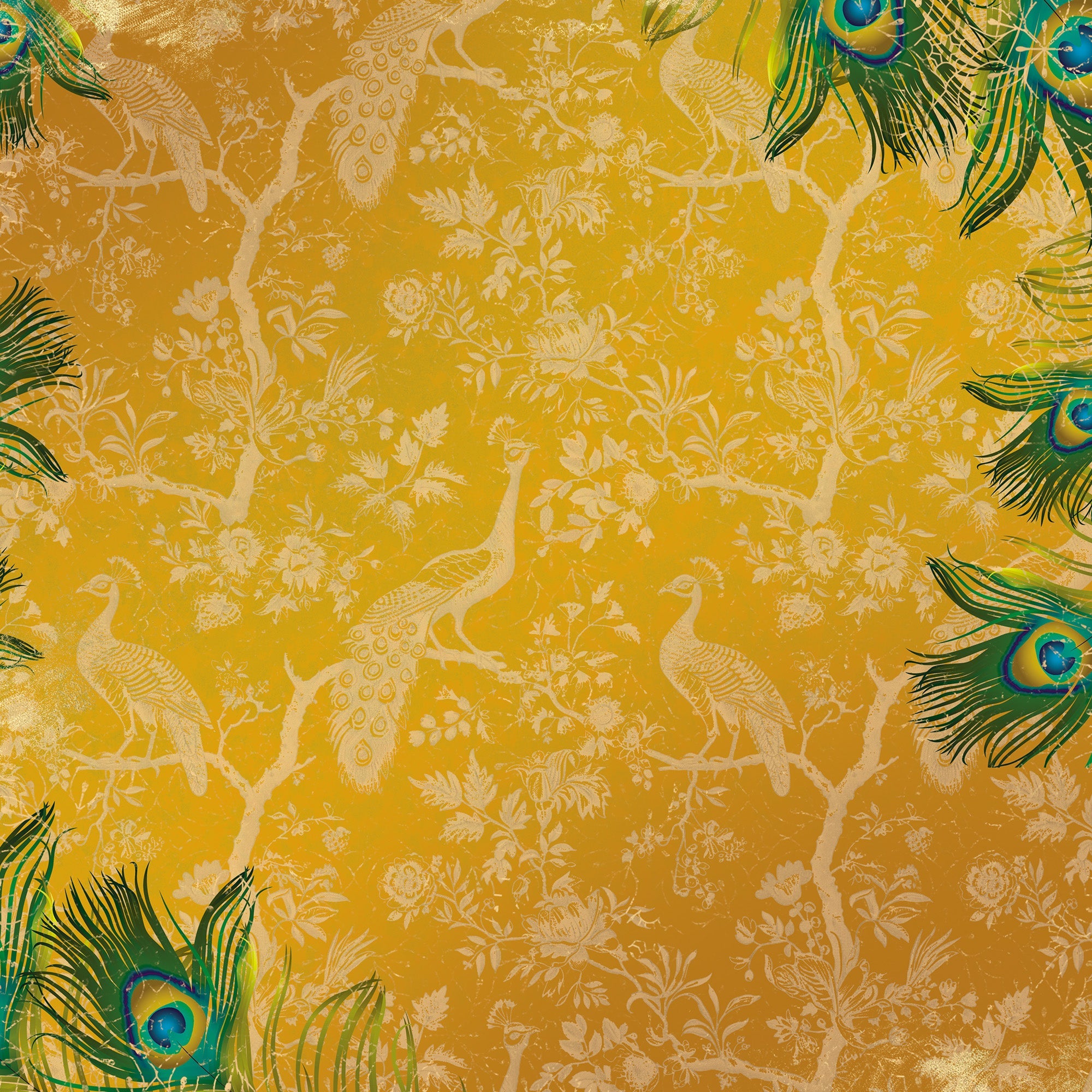 Graceful Plumes Paper Pad 6”x6”