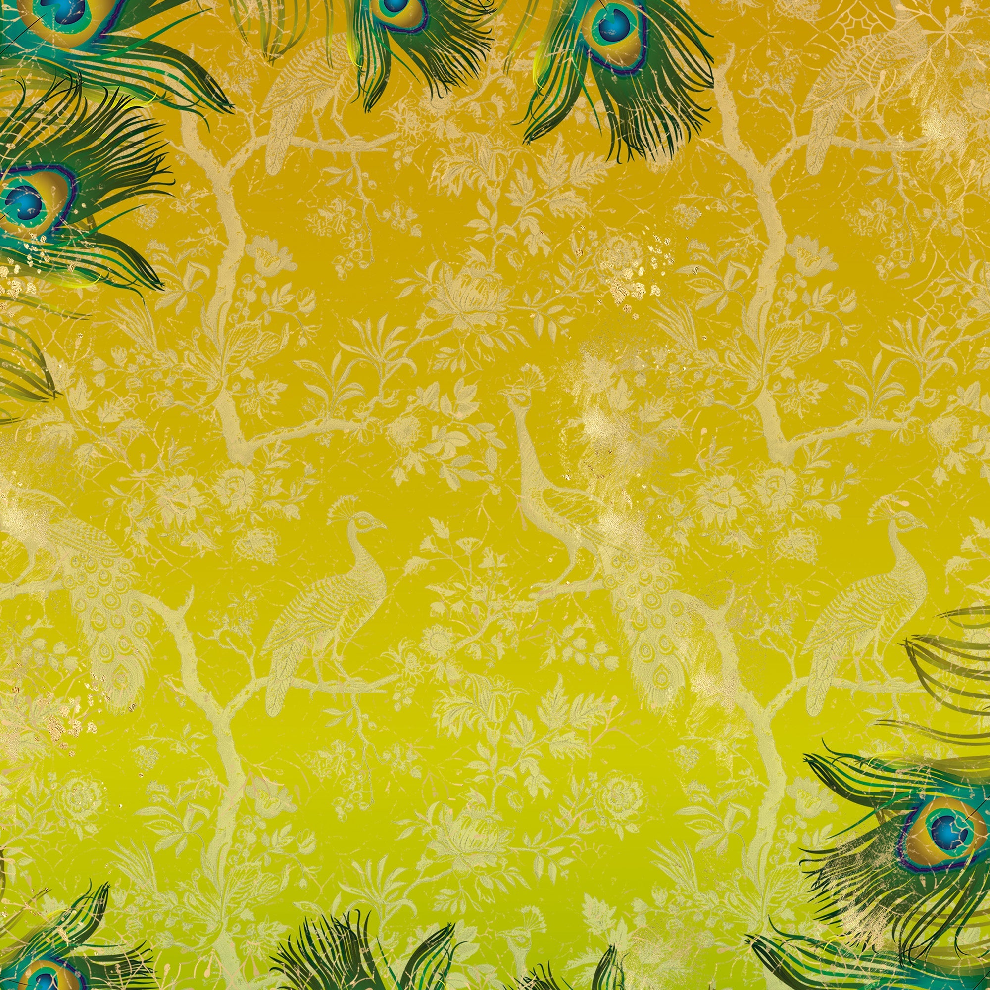 Graceful Plumes Paper Pad 6”x6”