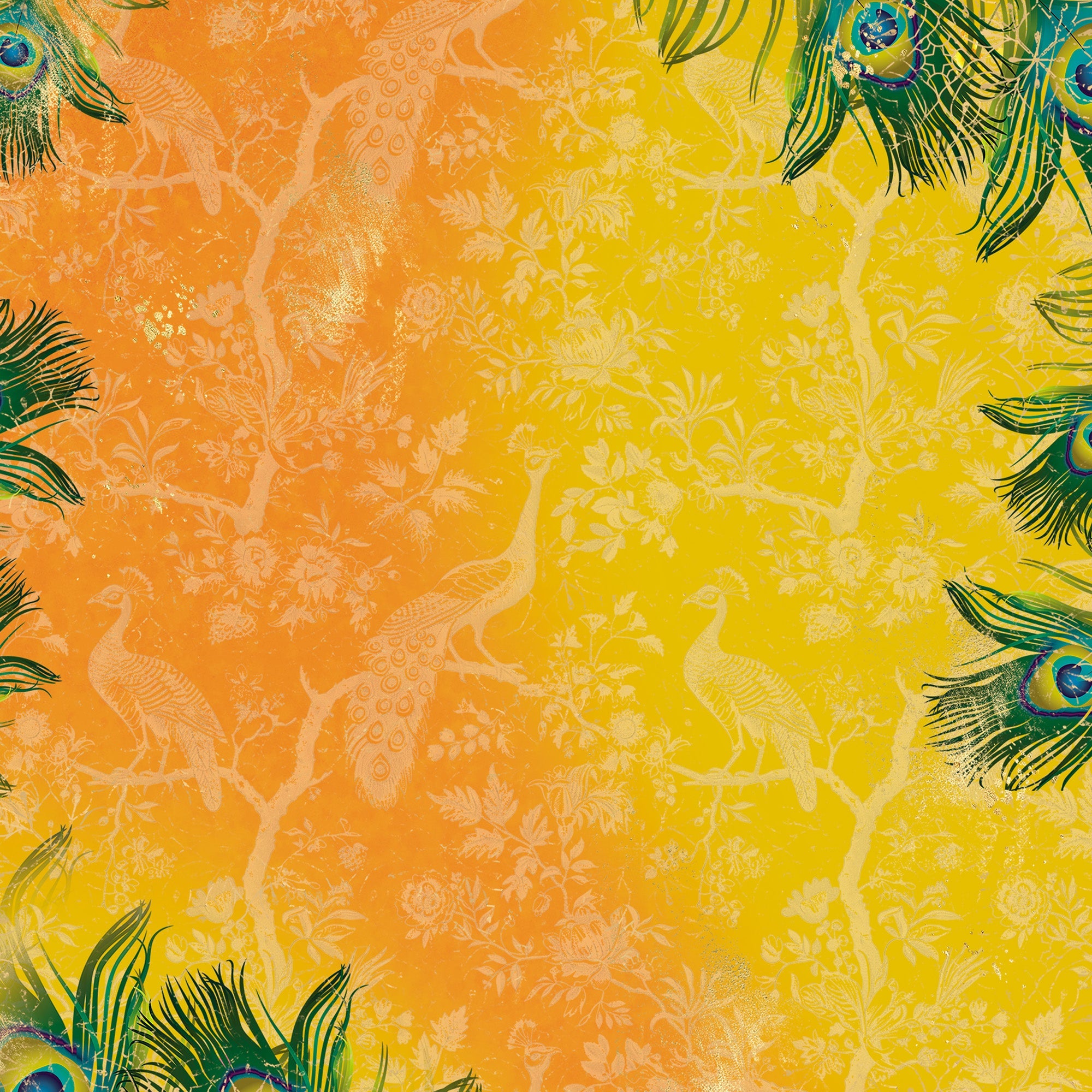 Graceful Plumes Paper Pad 6”x6”