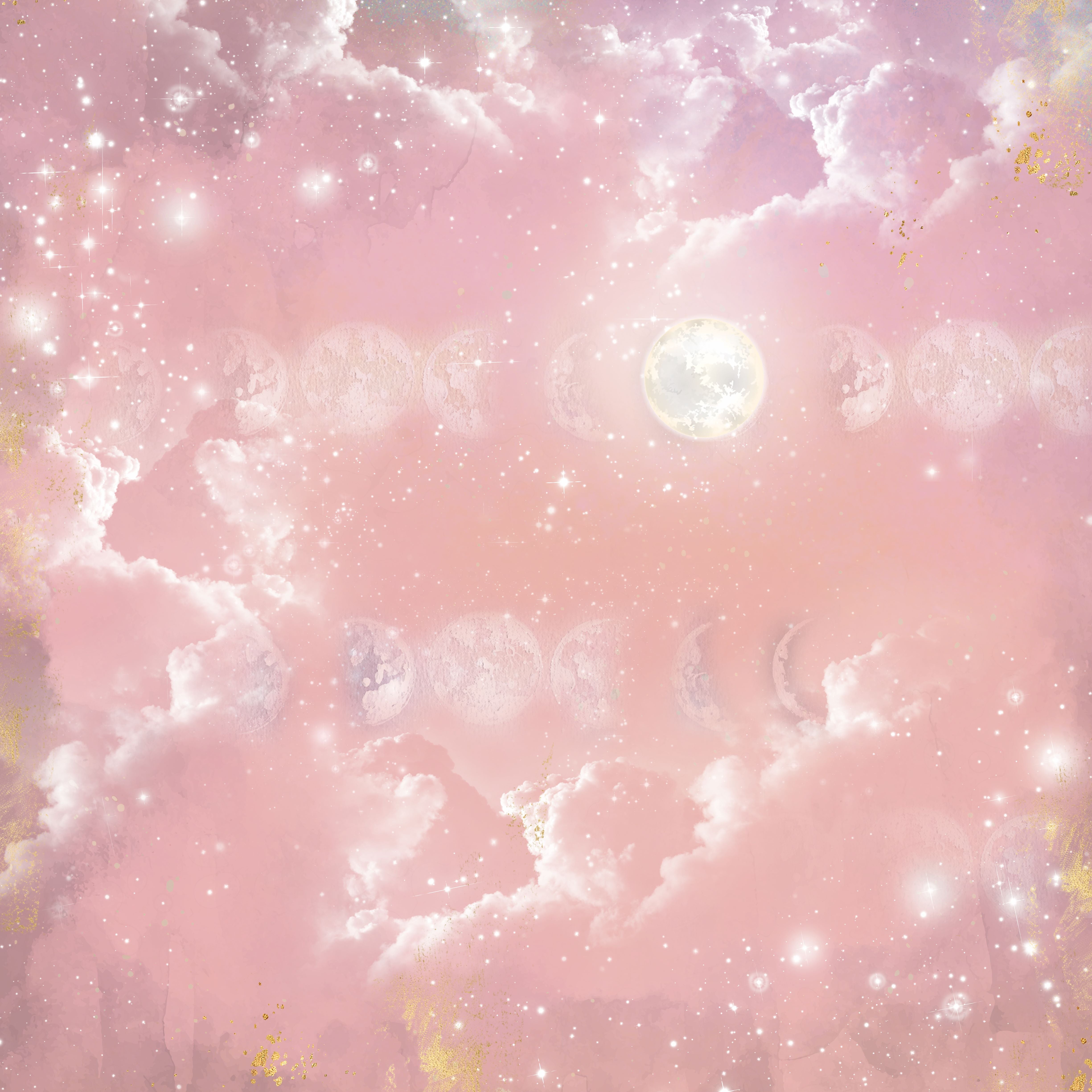 Natures Garden Lunar Blooms - 12”x12” Paper Pad