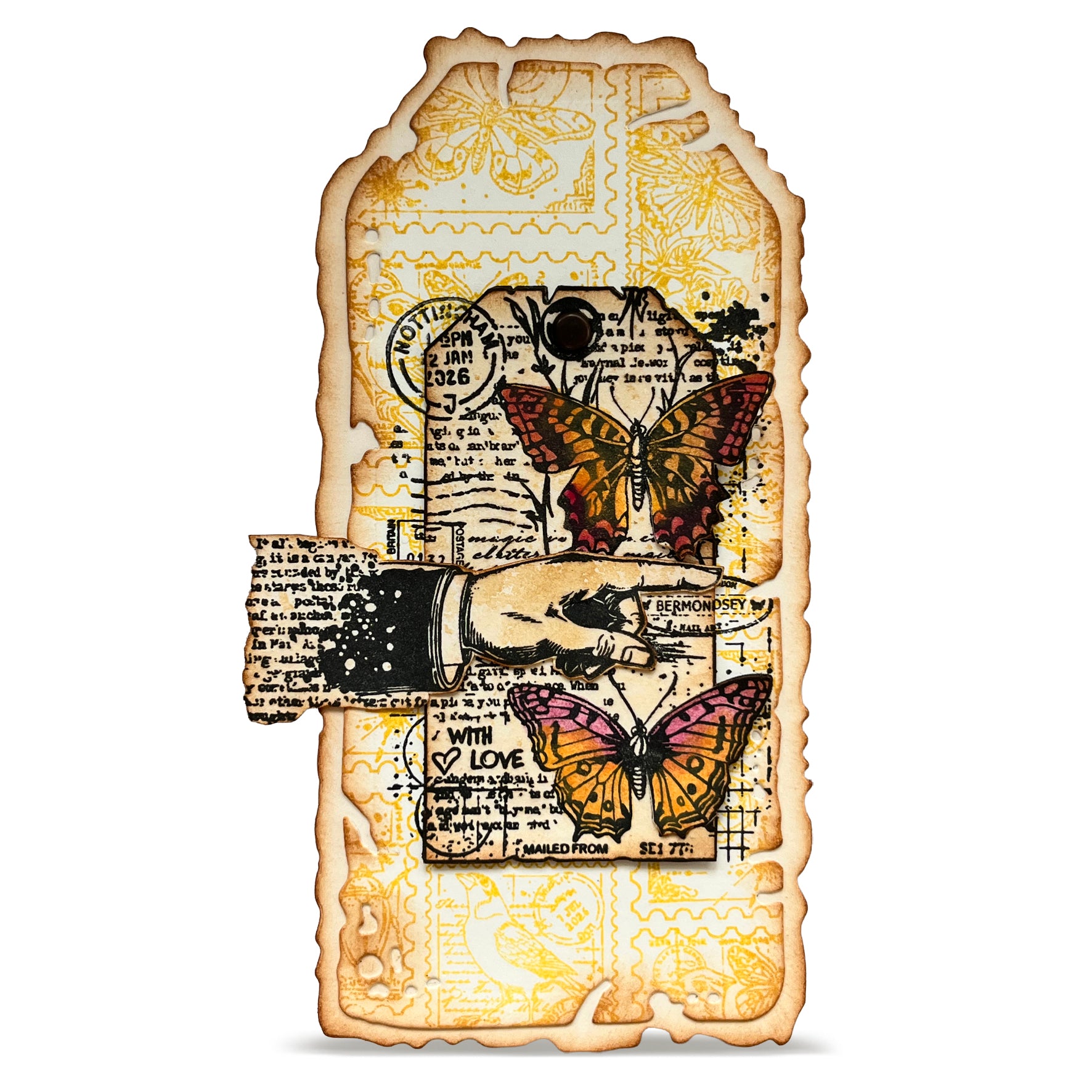 AALL and Create - A7 - Stamp Sets - Chrono-Stamped Tag
