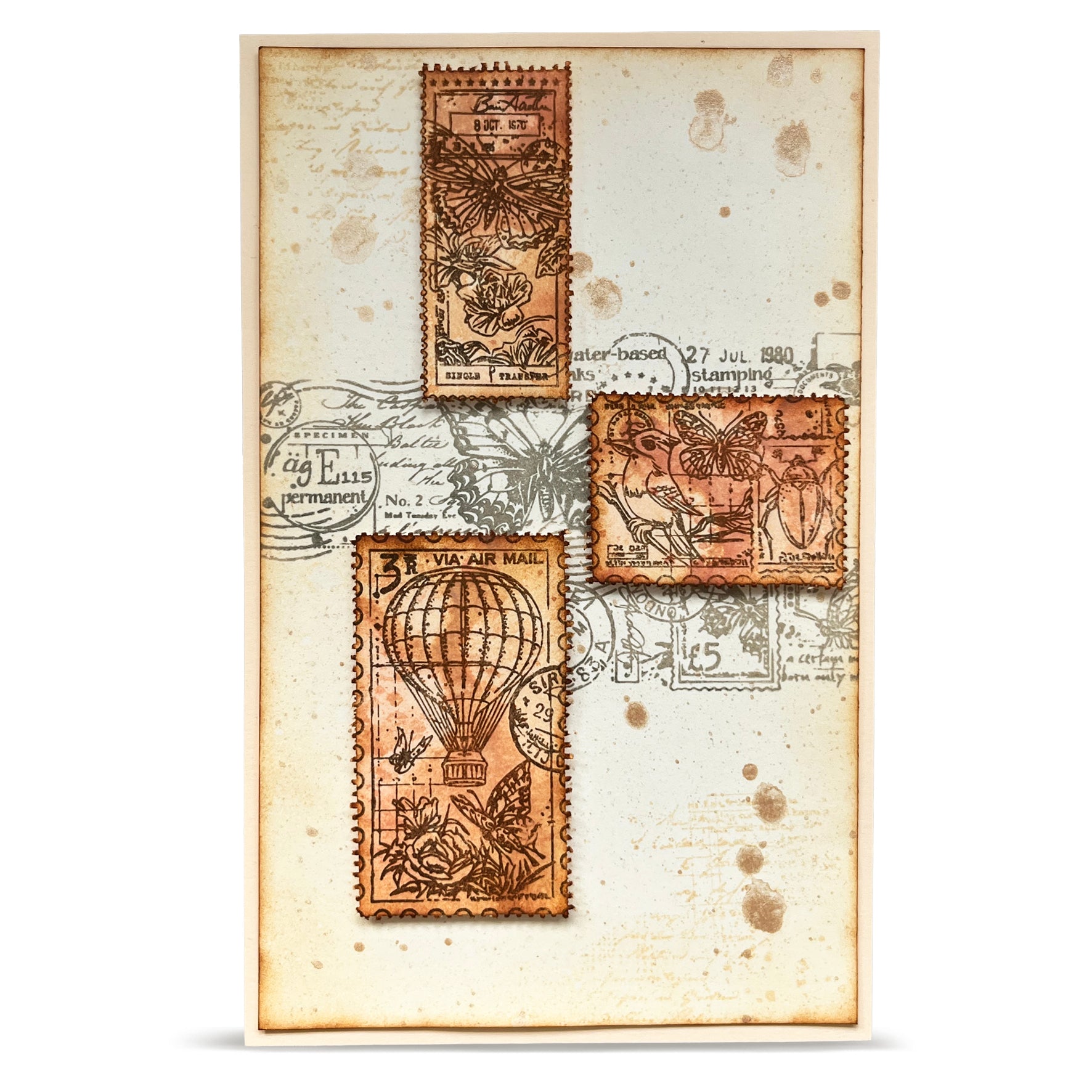AALL and Create - A6 - Stamp Sets - Bee Geometry