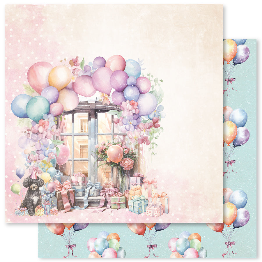 Birthday Fun Basics C 12 x 12 Paper (12 pc Bulk Pack) 33291