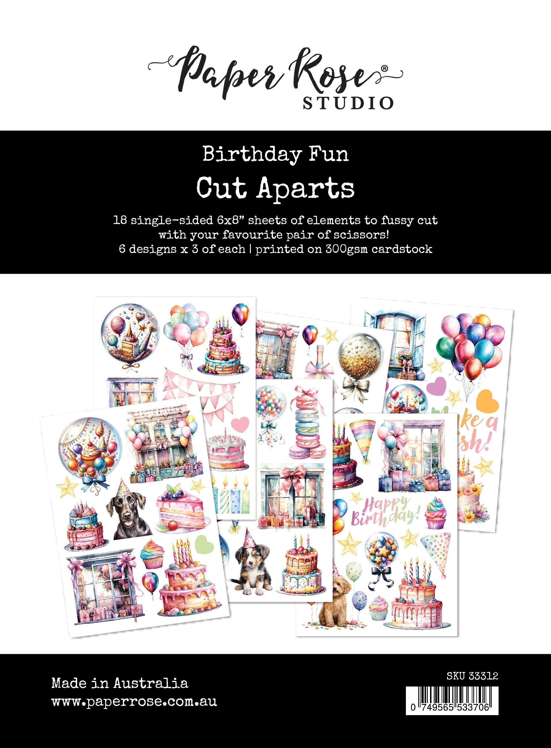 Birthday Fun Cut Aparts 33312